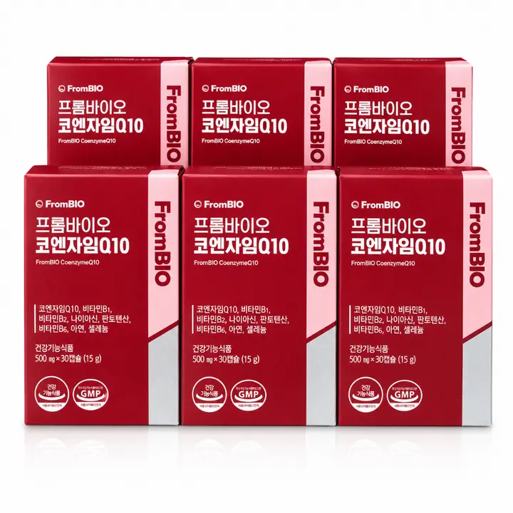 프롬바이오 코엔자임Q10, 500mg, 30캡슐, 6박스