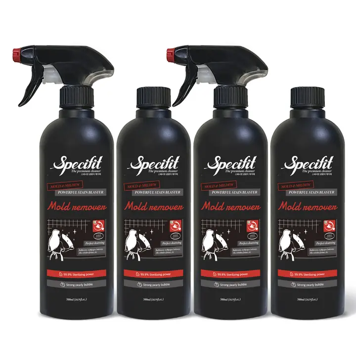 스페시핏 곰팡이 제거제 플러스, 500ml, 4개