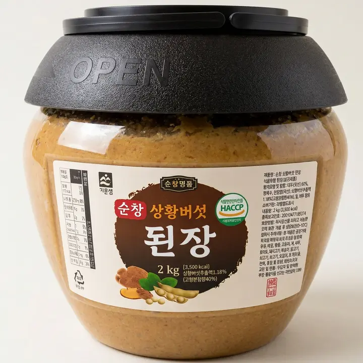 기픈샘 순창 상황버섯 된장, 2kg, 1개