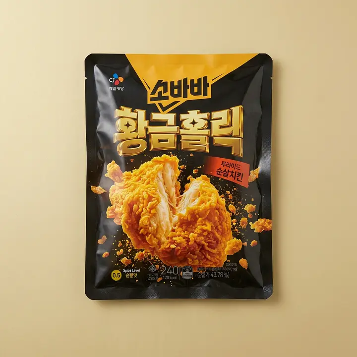 CJ제일제당 고메 소바바치킨 순살 5종, 소이허니 240g 1개 + 양념 240g 1개 + 마쏘킥 240g 1개 + 레드핫 240g 1개 + 황금홀릭 240g 1개, 1세트