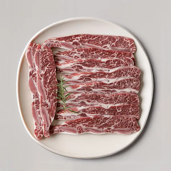믿지육 LA꽃갈비, 2kg, 1팩