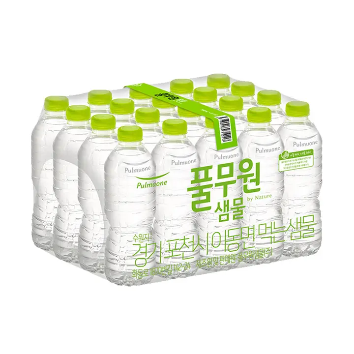 풀무원샘물, 라벨랜덤, 500ml, 100개