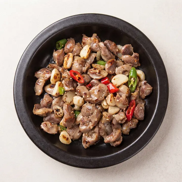 에브리쿡 마늘 닭똥집 볶음, 300g, 3개