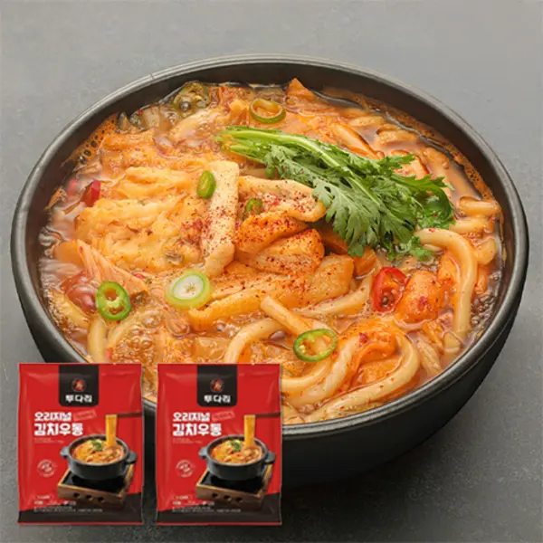 투다리 오리지널 김치우동, 431g, 2개