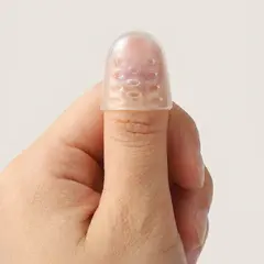 손가락 실리콘 보호캡, 투명, 10개
