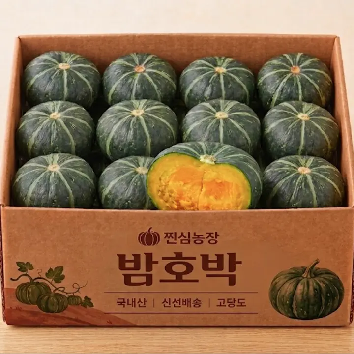 제주 꿀 미니밤호박 보우짱, 특품, 3kg, 1박스