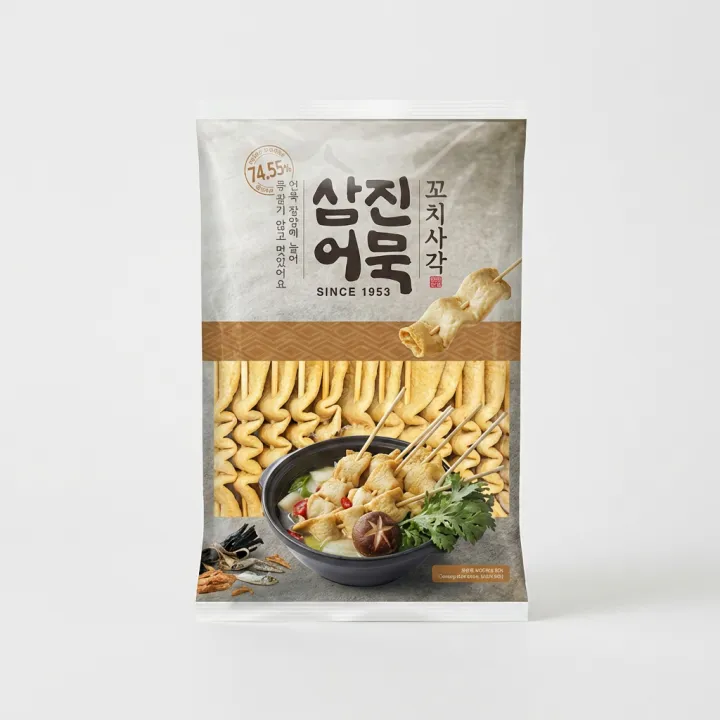 삼진어묵 NEW꼬치사각, 1,016g, 4개