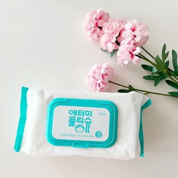 애터미 물티슈 캡형, 70매, 8개