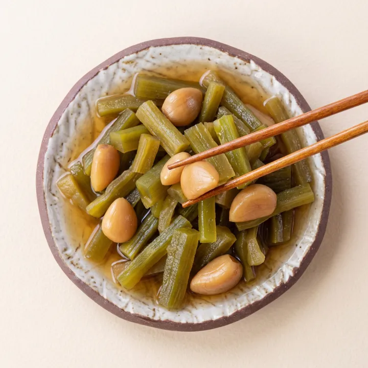 푸드앳홈 궁채 알마늘 장아찌, 1kg, 1팩