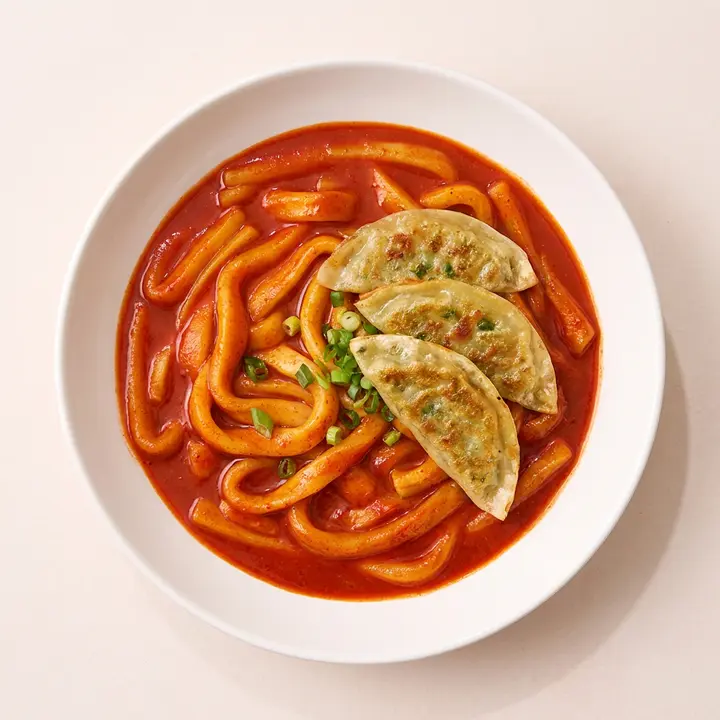 납작프렌즈 납작이 납작만두, 300g, 1개 + 밀떡볶이, 200g, 1개 + 소스, 70g, 1개