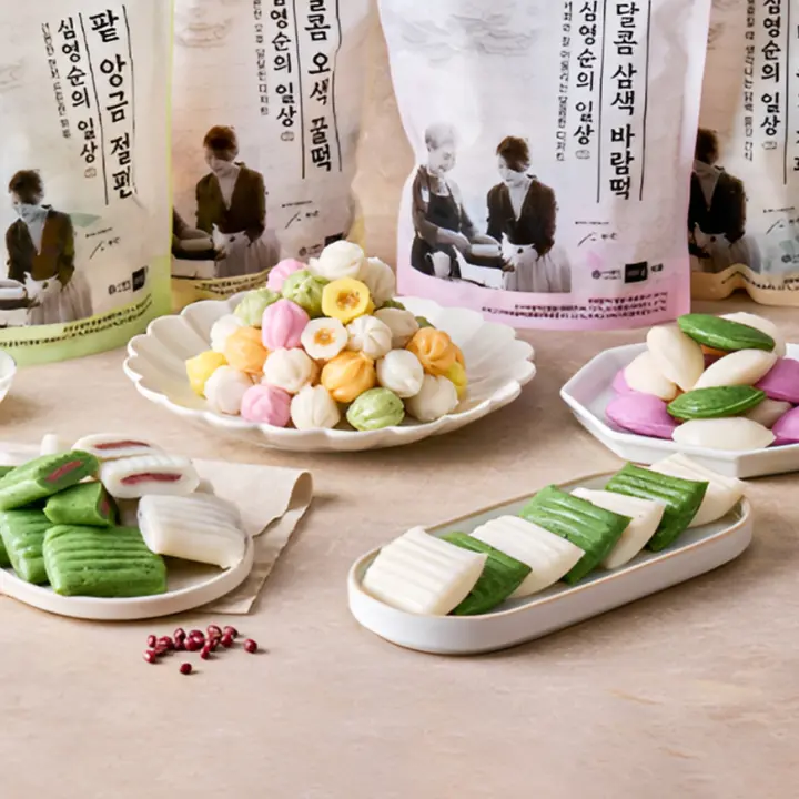 일상담미 굳지않는 떡 4종세트, 800g, 4개