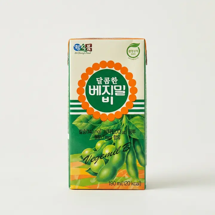 정식품 달콤한 베지밀 비, 190ml, 48개
