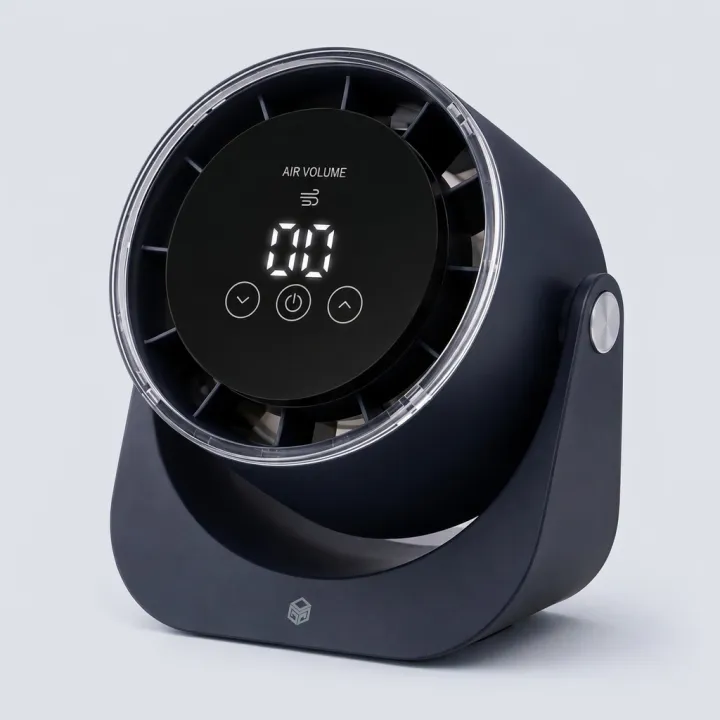 디지지 Air 100 LCD 탁상용 서큘레이터, 다크블루
