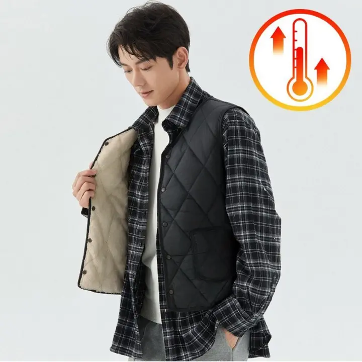 노바쉘 후리스 패딩 조끼 ST-2170587, 블랙, 95개