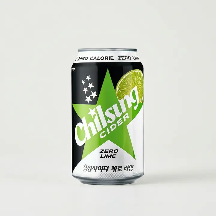 롯데칠성 칠성사이다 제로 라임향, 355ml, 48개