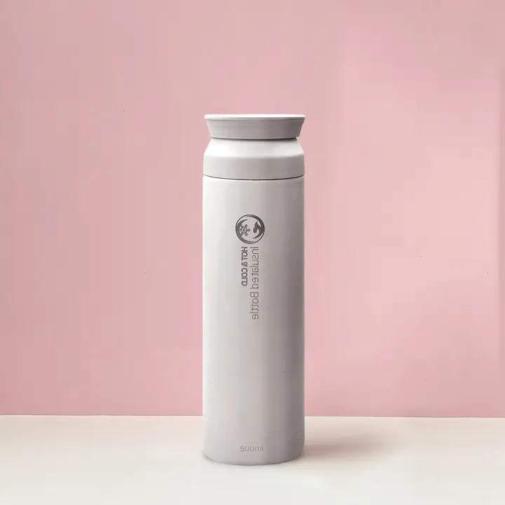 리벤스 데일리 보온보냉 스텐 보틀 텀블러, 화이트, 500ml, 1개