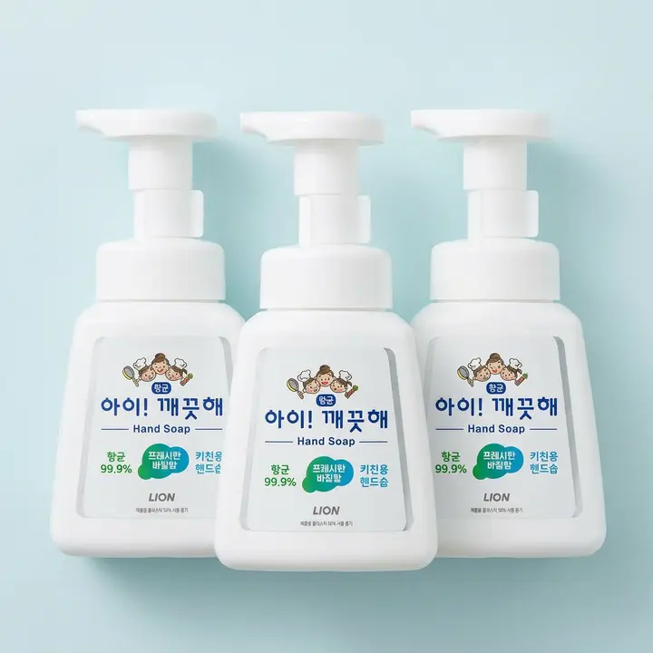 아이깨끗해 핸드워시 키친, 본품, 250ml, 1개 + 리필, 200ml, 3개