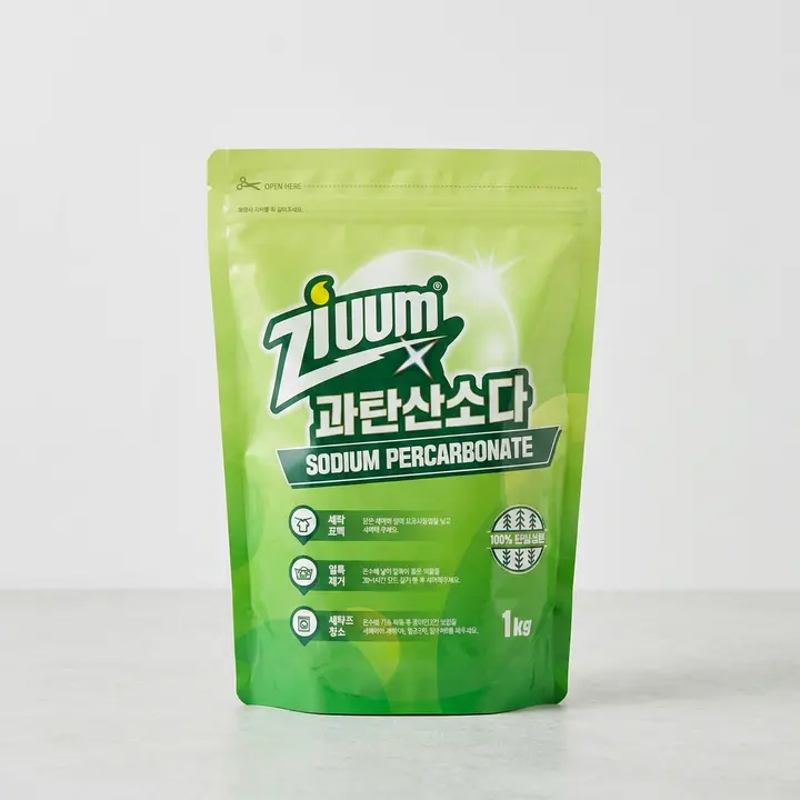 슈가버블 지움 단일성분 과탄산소다, 1kg, 4개