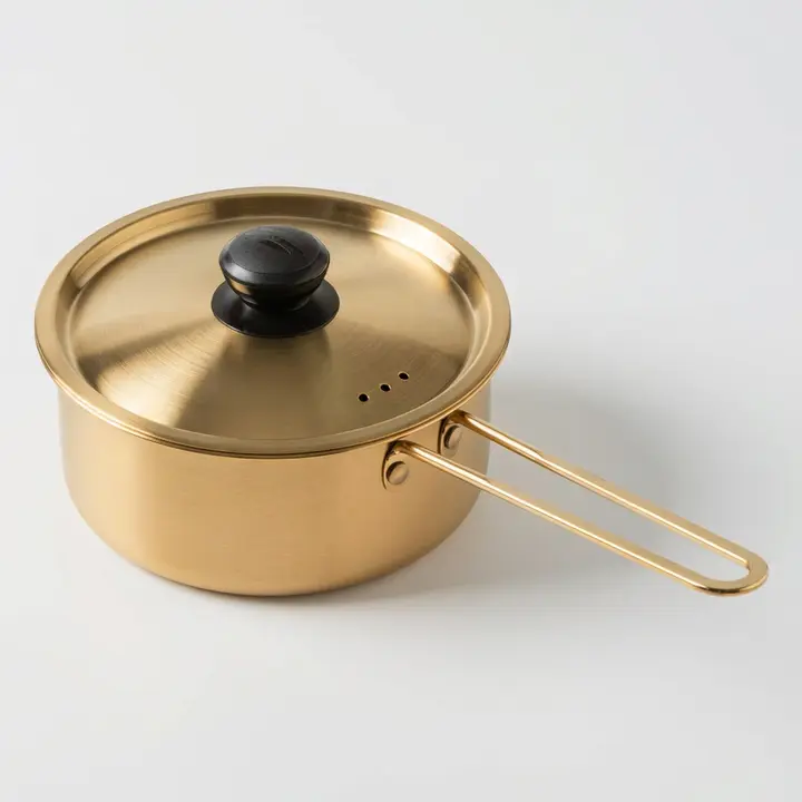 쁘띠끄 인덕션 양은 편수냄비, 18cm, 1개
