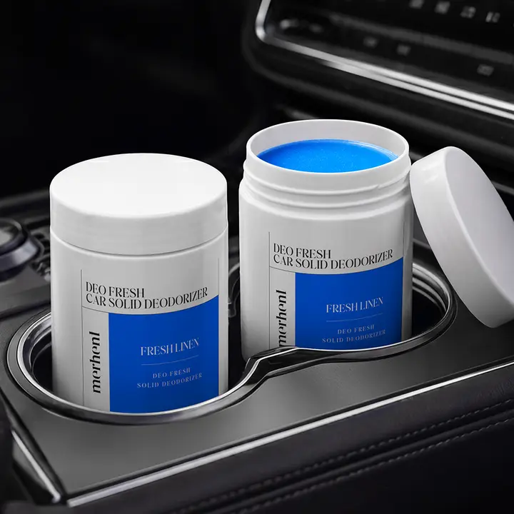 메르헨트 데오 프레쉬 차량용 대용량 실내 고체탈취제, 프레쉬 린넨, 250g, 2개