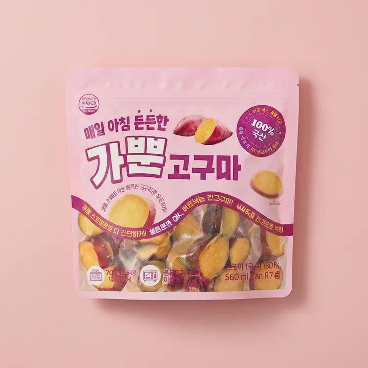 가뿐고구마 다이어트 고구마, 80g, 7개, 1봉
