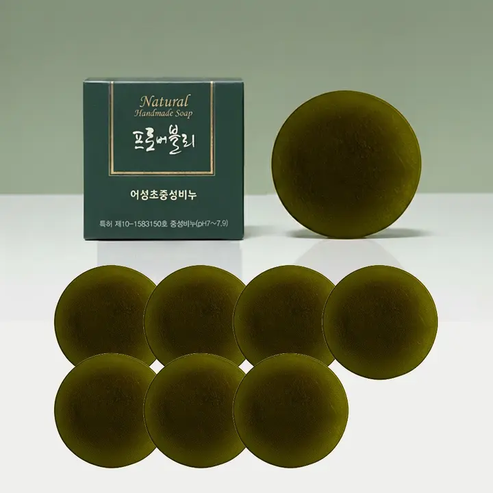 프로버블리 어성초 중성 비누, 110g, 7개