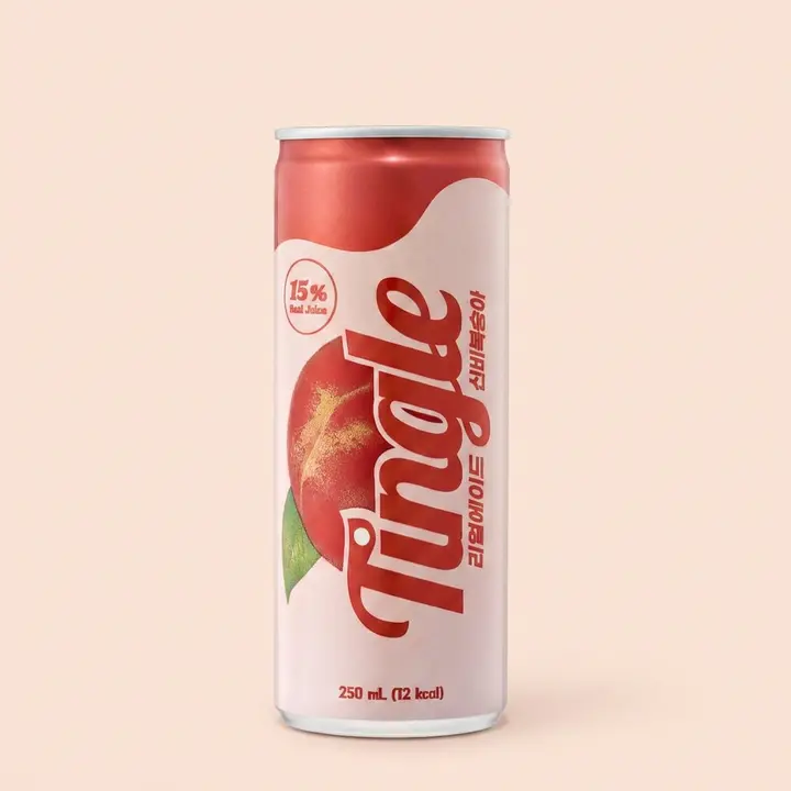 팅글 리얼에이드 신비복숭아, 250ml, 24캔