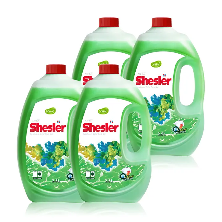 쉬슬러 타킷워시 세탁세제, 유칼립투스, 2.5L, 4개