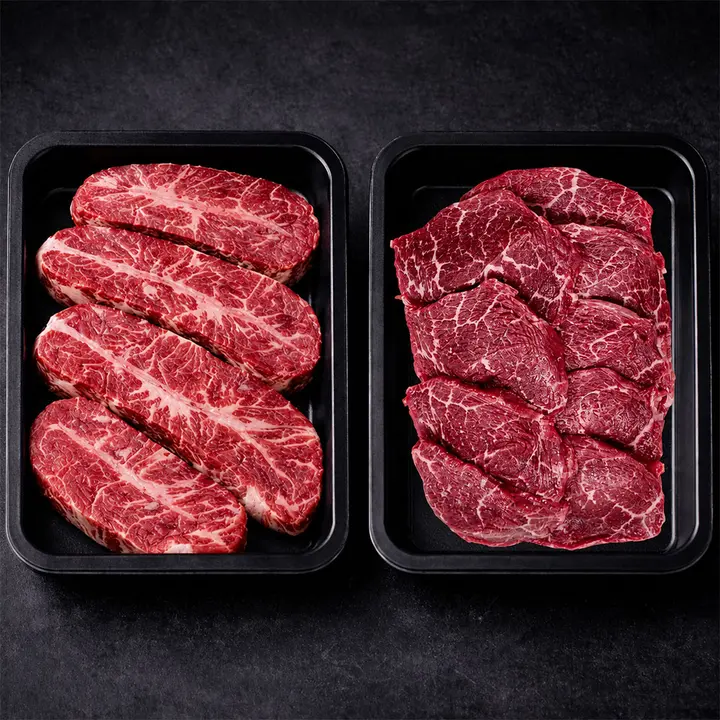 투뿔 한우 부채살, 200g, 1개 + 부채덧살, 200g, 1개