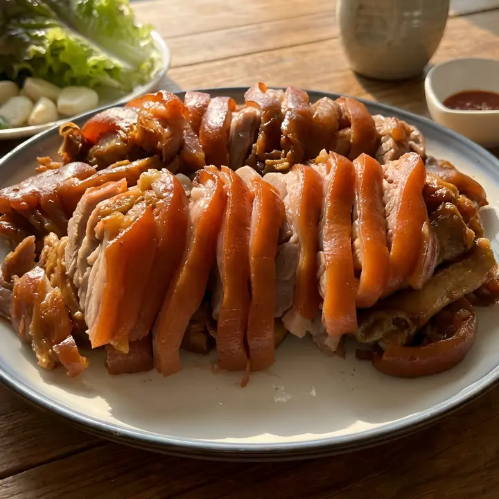 지민푸드 국내산 앞다리 왕족발 전족, 1.4kg, 1개