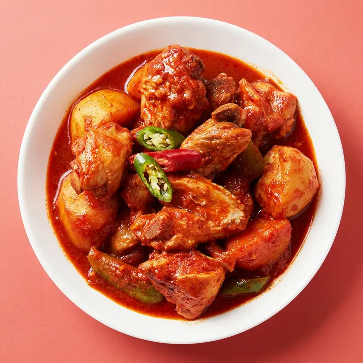 자연백계 매콤한 가마솥 닭볶음탕, 1kg, 2팩