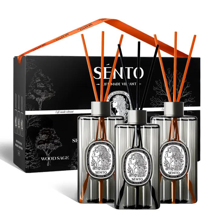 센토 인텐스 프리미엄 대용량 디퓨저, 우드세이지, 550ml, 3개