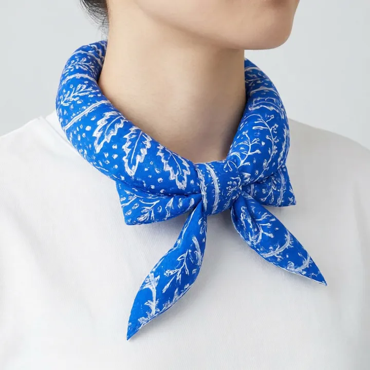쿨스카프 냉감 넥쿨러, 블루, 100cm, 2개