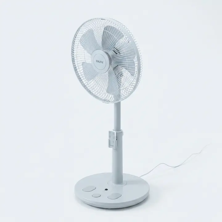 한경희 초미세풍 발터치 리모컨 선풍기 HAAN-HDC230, 라이트그레이, 1개