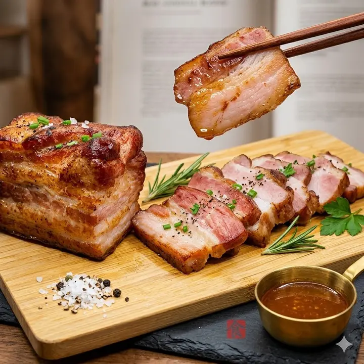 웰쉐프 바베큐 통훈제삼겹, 200g, 3개