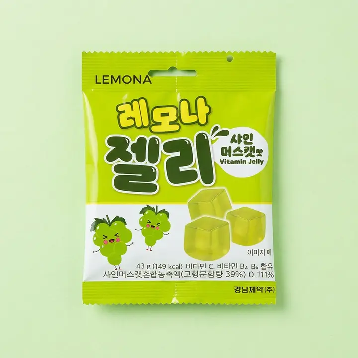 경남제약 레모나 샤인머스캣 젤리, 43g, 20개