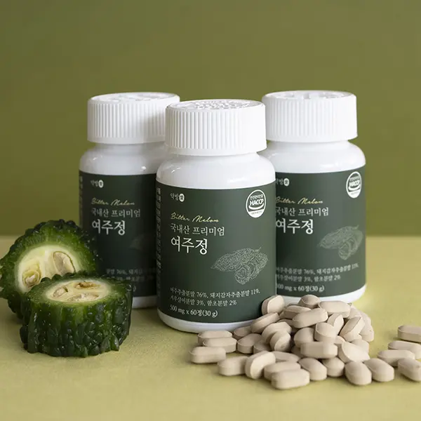 약방애 여주정, 500mg, 60정, 1박스