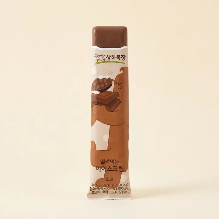 상하목장 얼려먹는 아이스크림 초코, 85ml, 24개