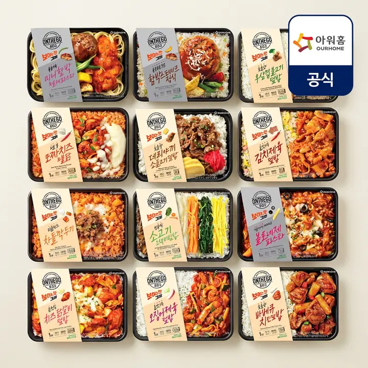 아워홈 온더고 BEST 12종, 290g, 12팩, 1개