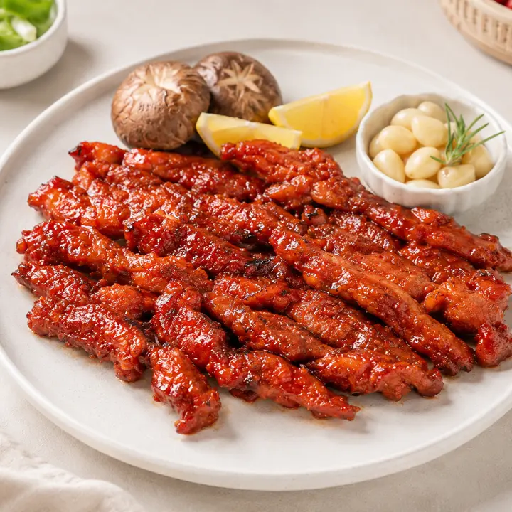 국내산 양념 닭목살, 매콤고추장맛, 500g, 2개