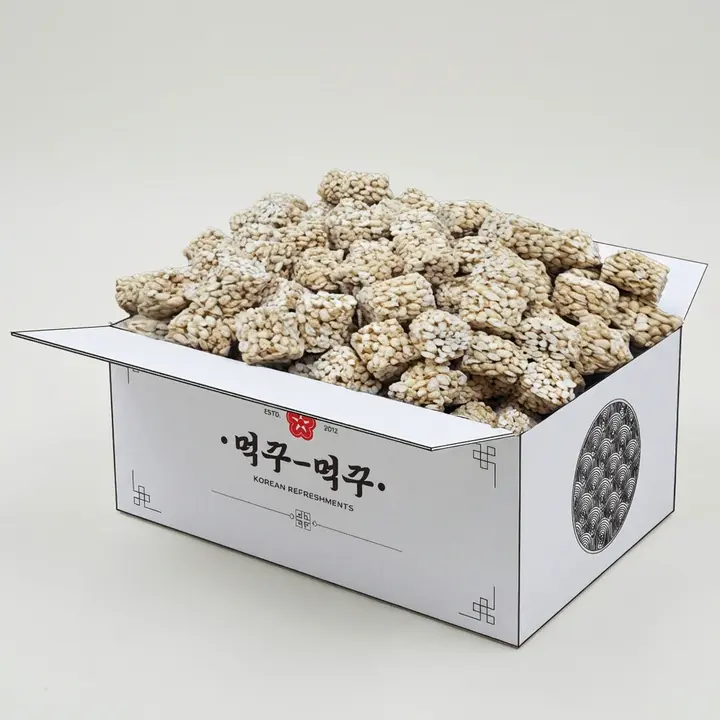 먹꾸먹꾸 옛날과자 한입 현미강정, 750g, 1박스