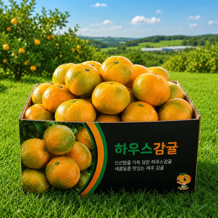 프로프룻 하우스감귤, 특품, 중과, 2kg, 1박스