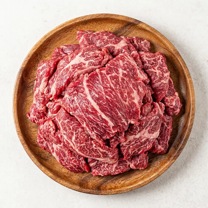 화려한우 1++ 마장동 투뿔한우 생불고기, 300g, 2개