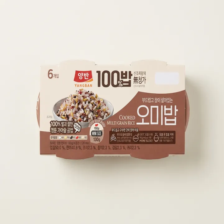 동원 양반 100밥 오미밥, 130g, 24개