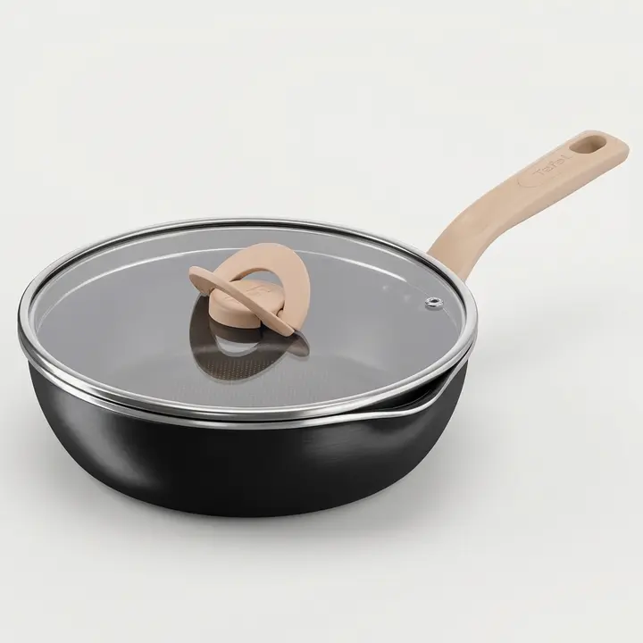 테팔 인덕션 원픽 냄비팬 플러스, 트러플블랙, 24cm, 1개