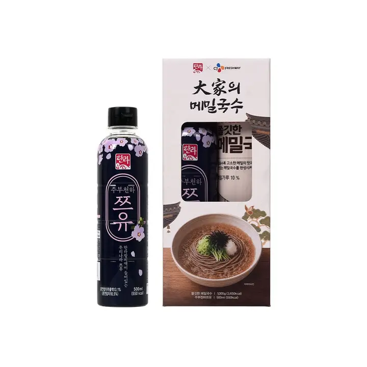 한라식품 대가의 메밀국수, 쯔유 500ml + 메밀국수 1kg, 2입, 1개