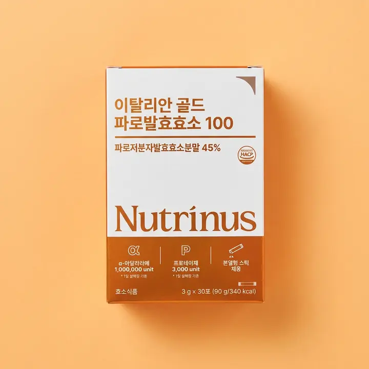 뉴트리너스 이탈리안 골드 파로 발효효소 100, 3g, 30포, 6개