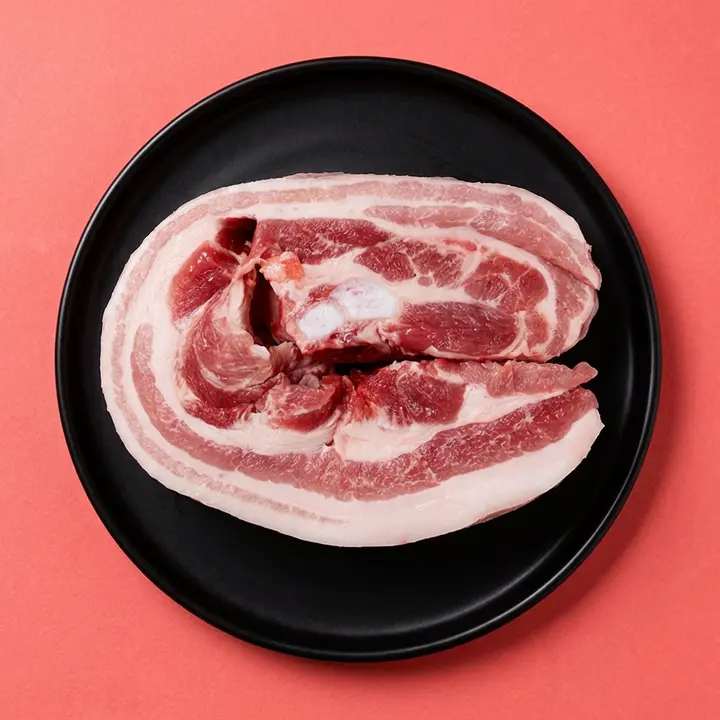 한우라이프 무항생제 한돈 생삼겹살, 400g, 1팩