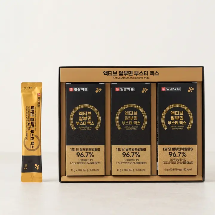 일양약품 액티브 알부민 부스터 맥스, 20g, 30포, 1박스