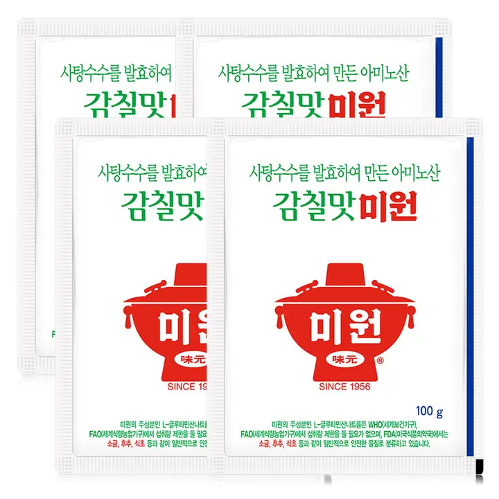 미원, 100g, 4개